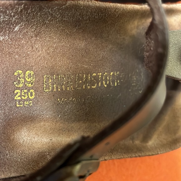 Birkenstock Gizeh bronze sandals 8/Euro 39 - Picture 5 of 12